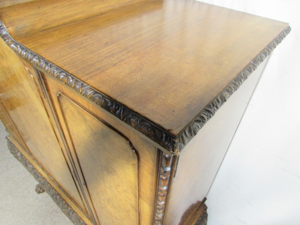 Magnificent Burr Walnut Cabinet on Stand View XV