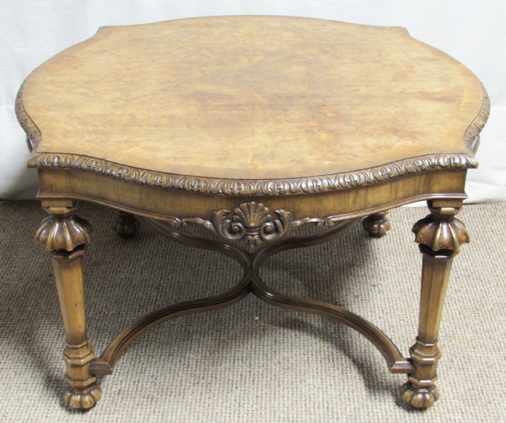 Wonderful Burr Walnut Coffee Table
