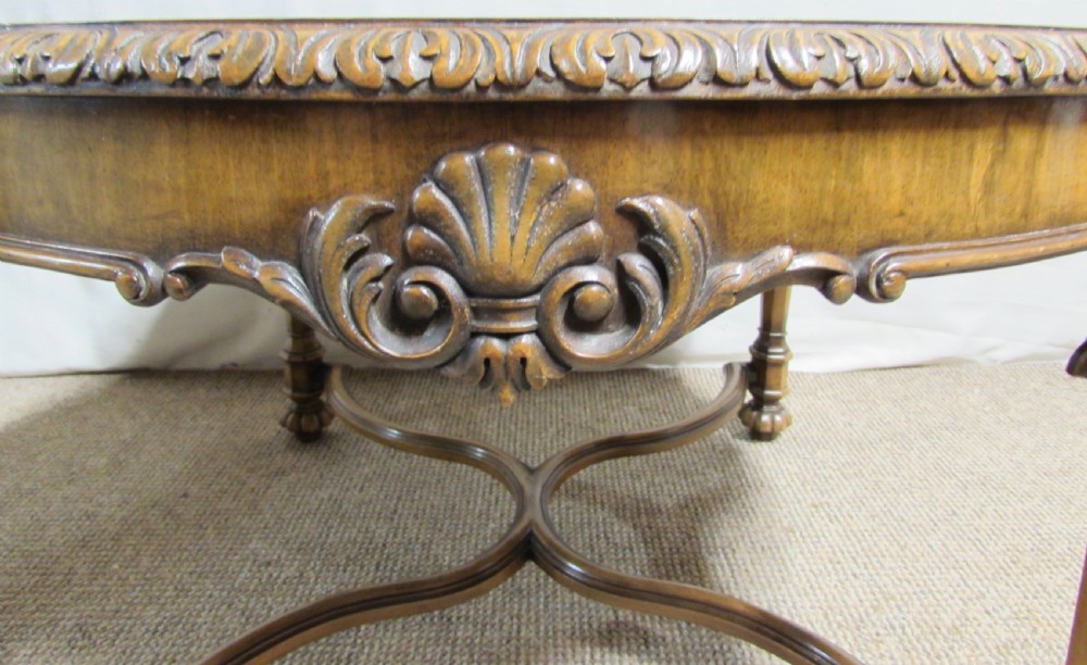 Wonderful Burr Walnut Coffee Table View VI