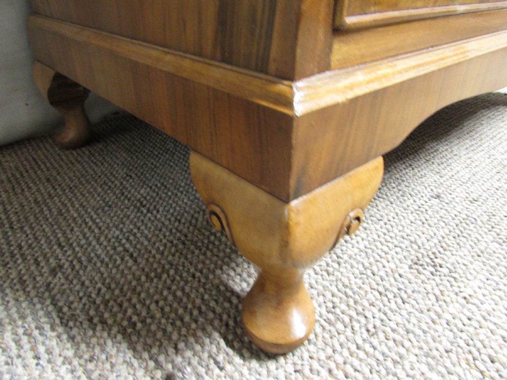 Burr Walnut 6 Drawer Chest of Drawers View X