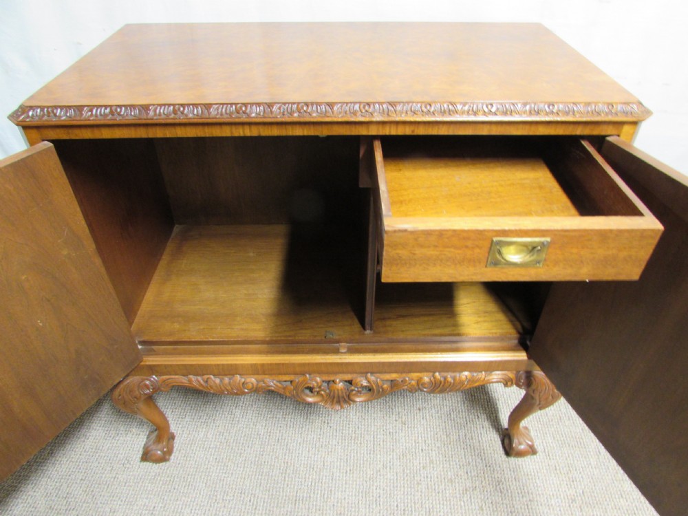 Burr Walnut Cabinet by Maples View VI