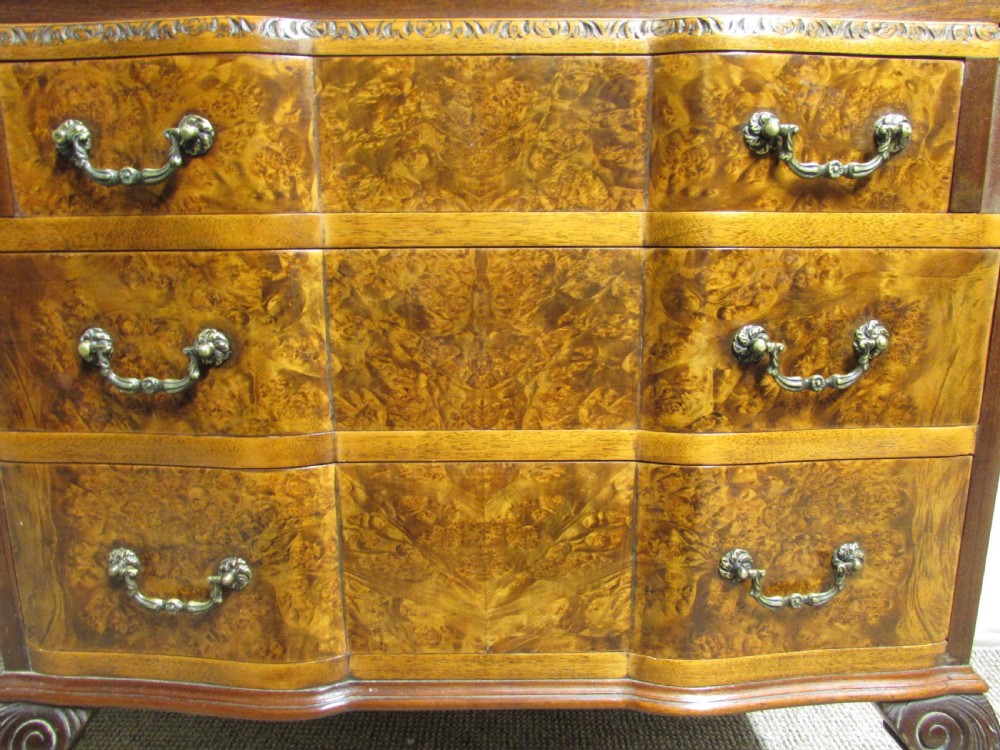 Burr Walnut Bureau View VI
