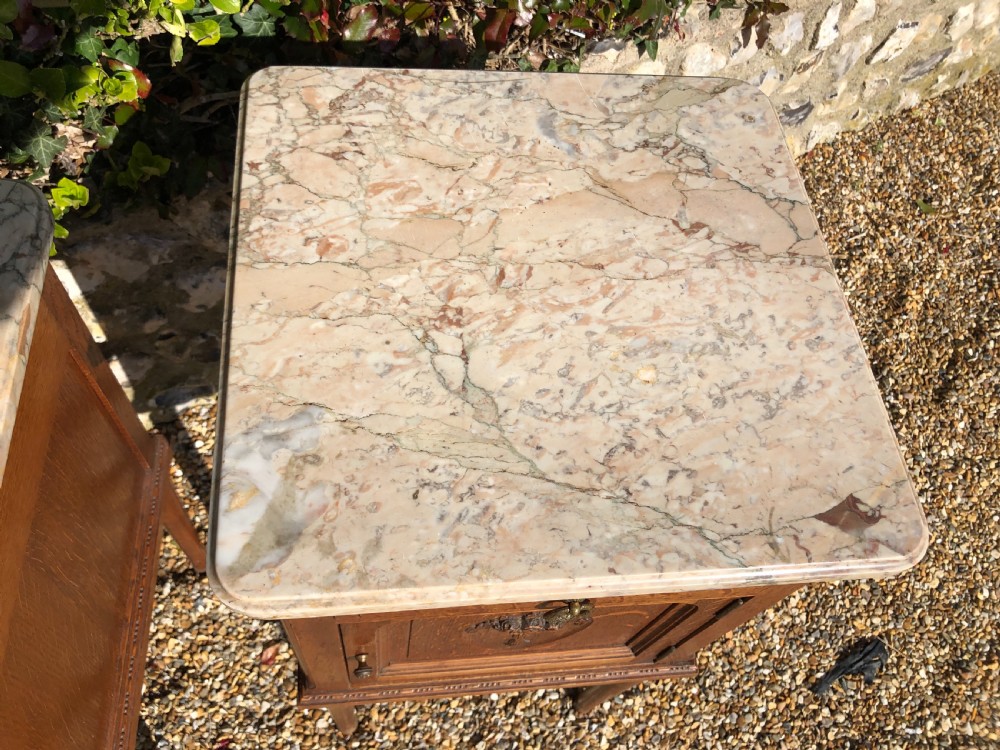 Pair French Bedside Cabinets View IV
