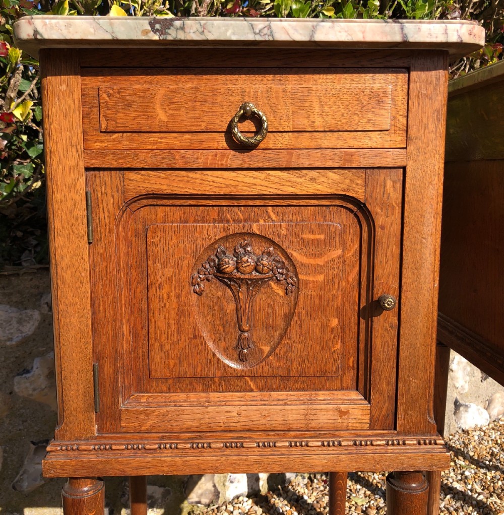 Pair French Bedside Cabinets View IX
