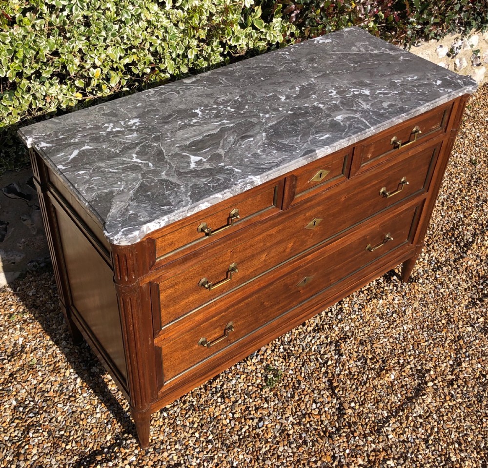 French Marble Top Chest of Drawers View III