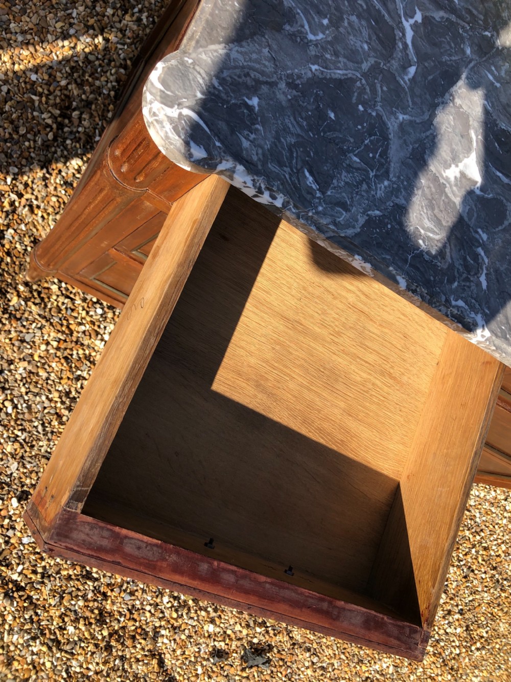 French Marble Top Chest of Drawers View XII