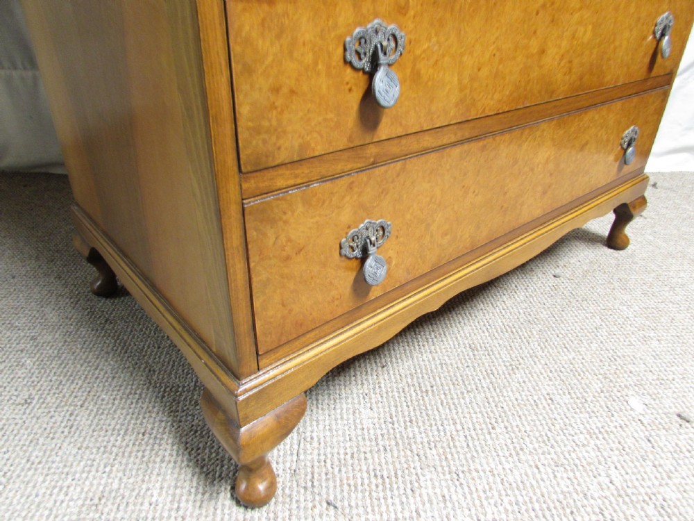 Burr Walnut Wardrobe 'Maple & Co' View IX