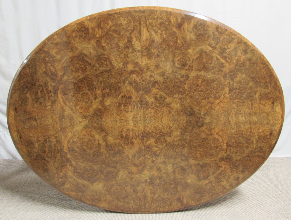 Wonderful Burr Walnut Dining Table View VIII