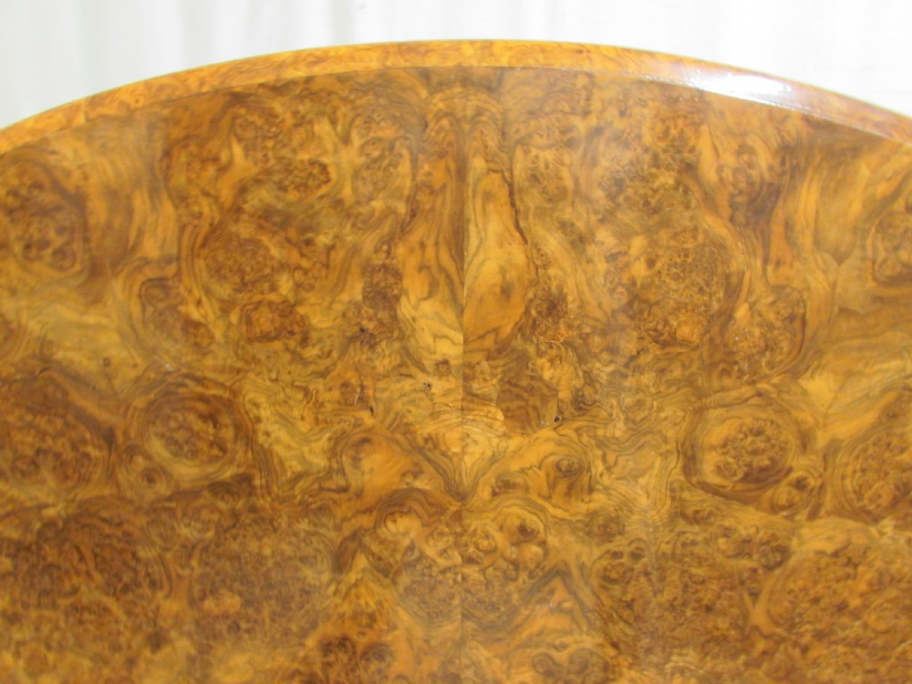 Wonderful Burr Walnut Dining Table View IX