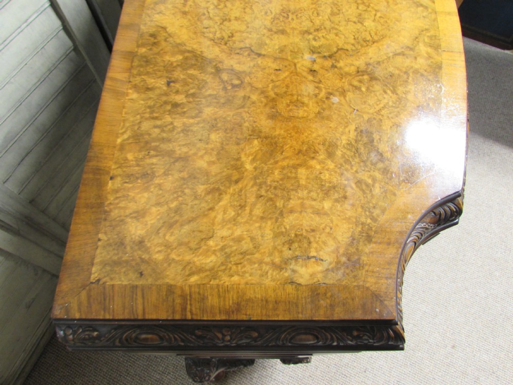 Finest Quality Burr Walnut Display Cabinet View XIV