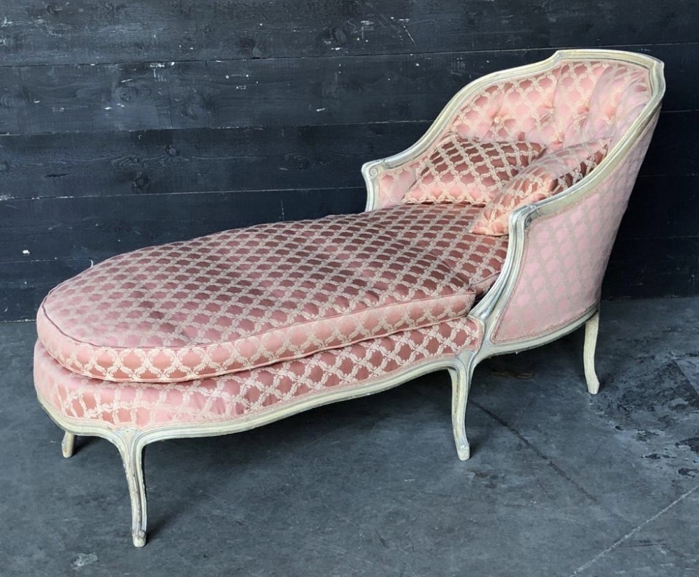 French Late Victorian Chaise Longue