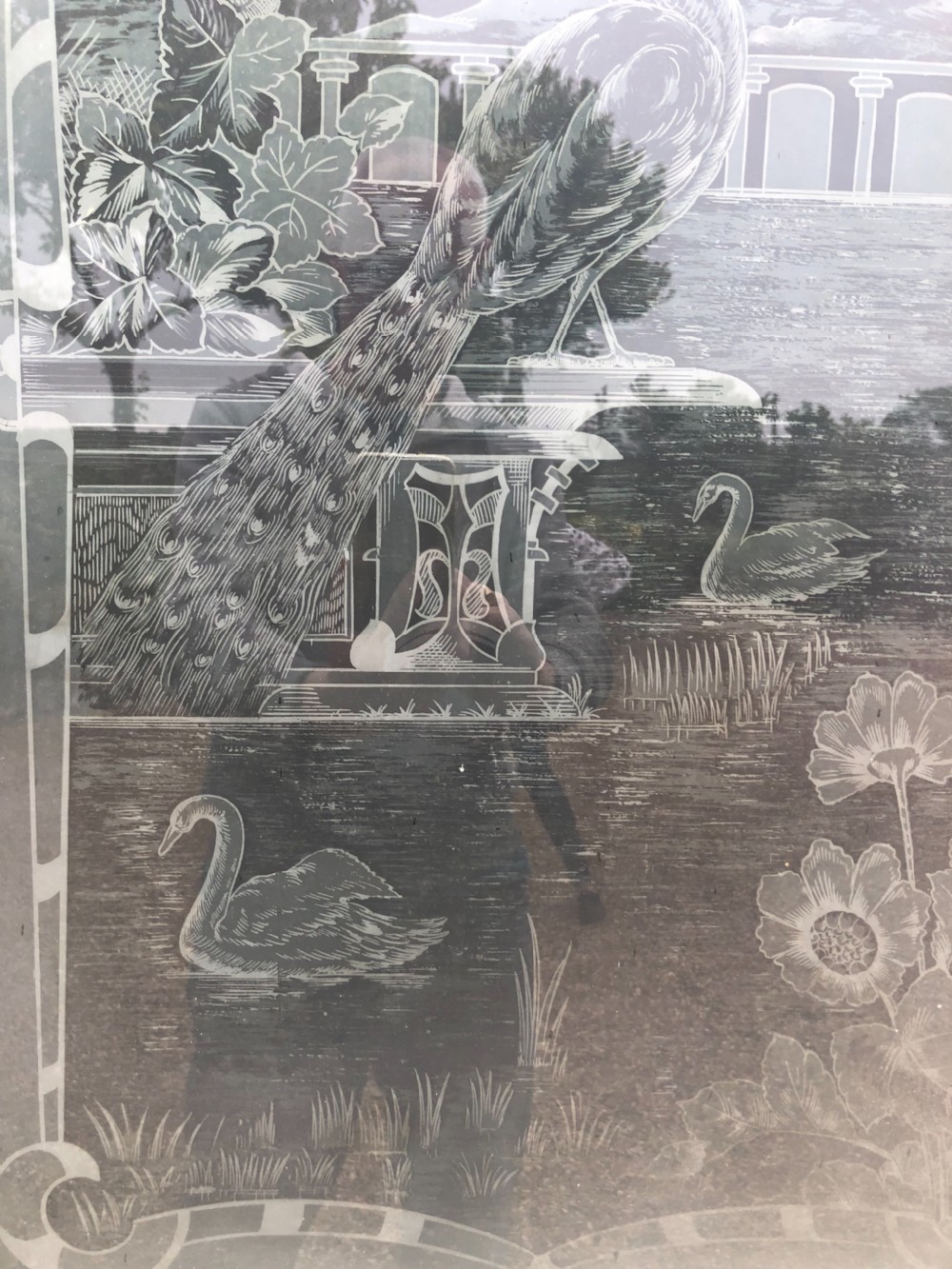 Set 4 French Etched Glass Chateau Doors View VIII