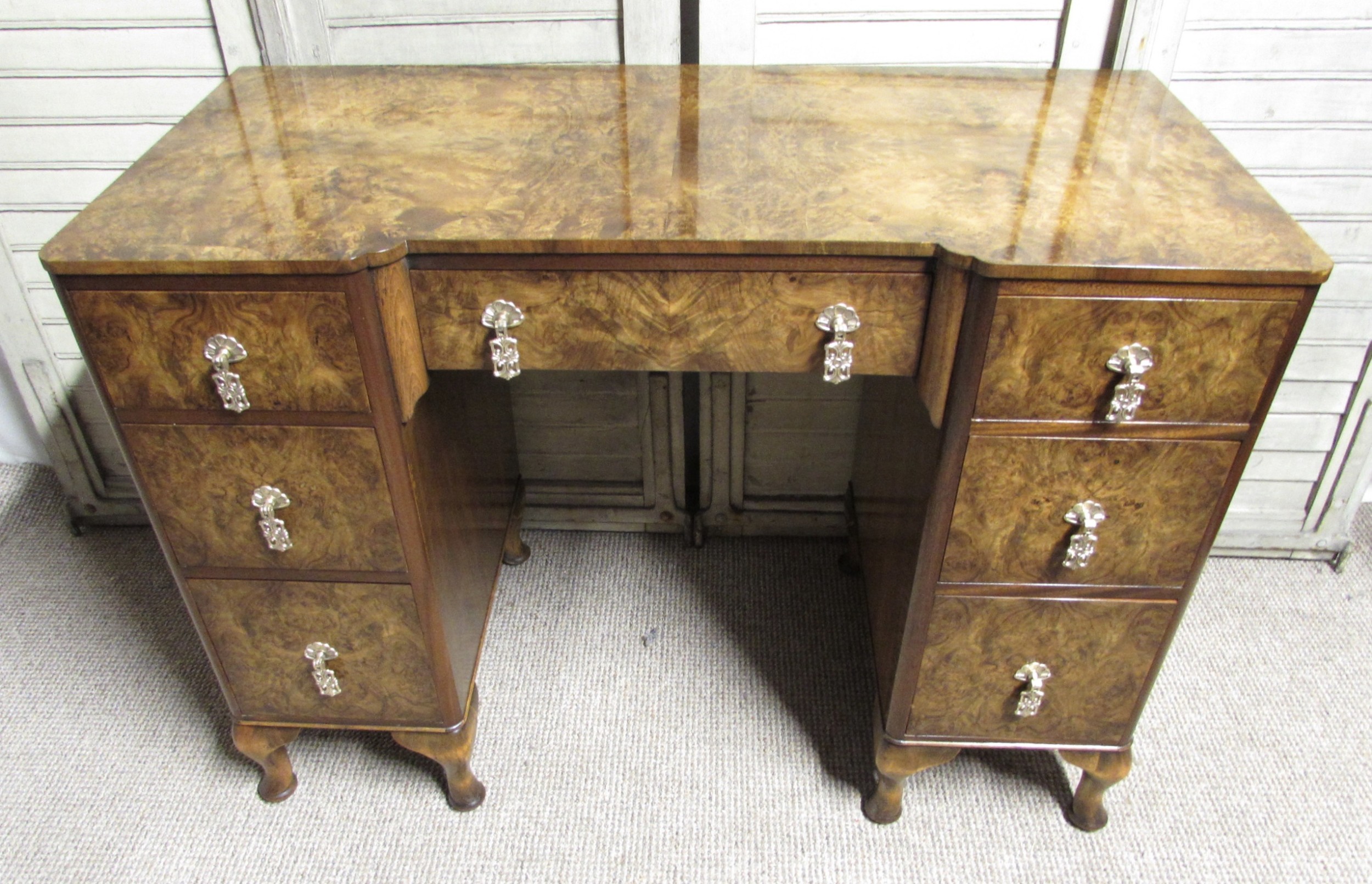 Burr Walnut Dressing Table