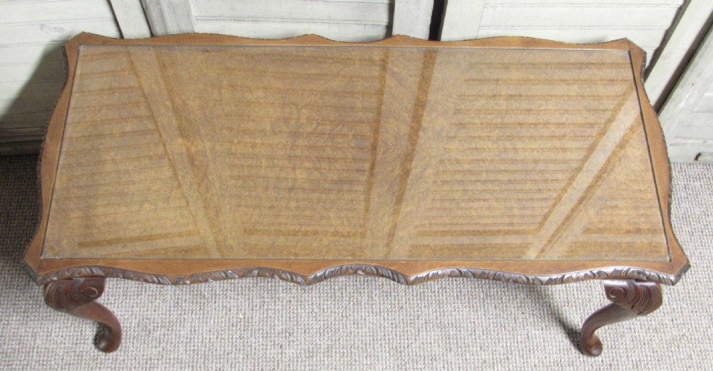 Burr Walnut Coffee Table View II