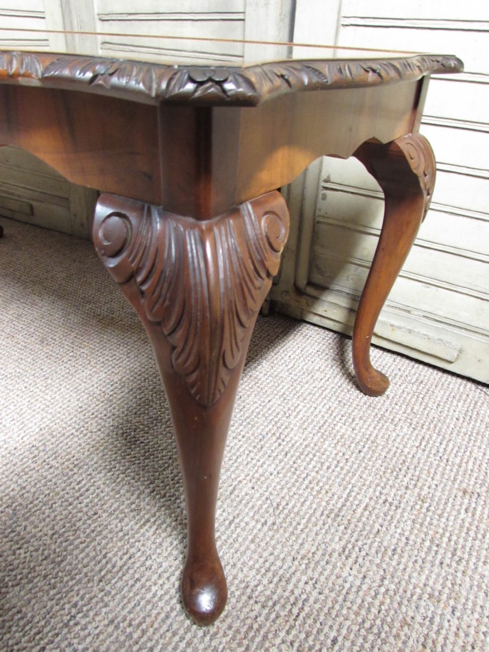Burr Walnut Coffee Table View IV