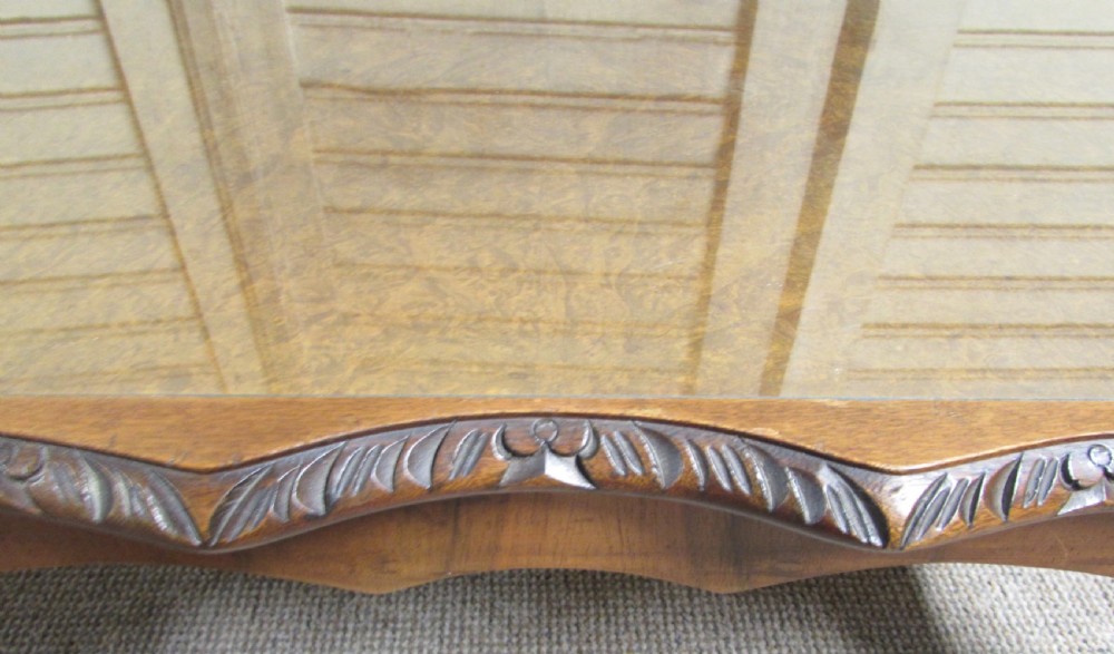 Burr Walnut Coffee Table View VI