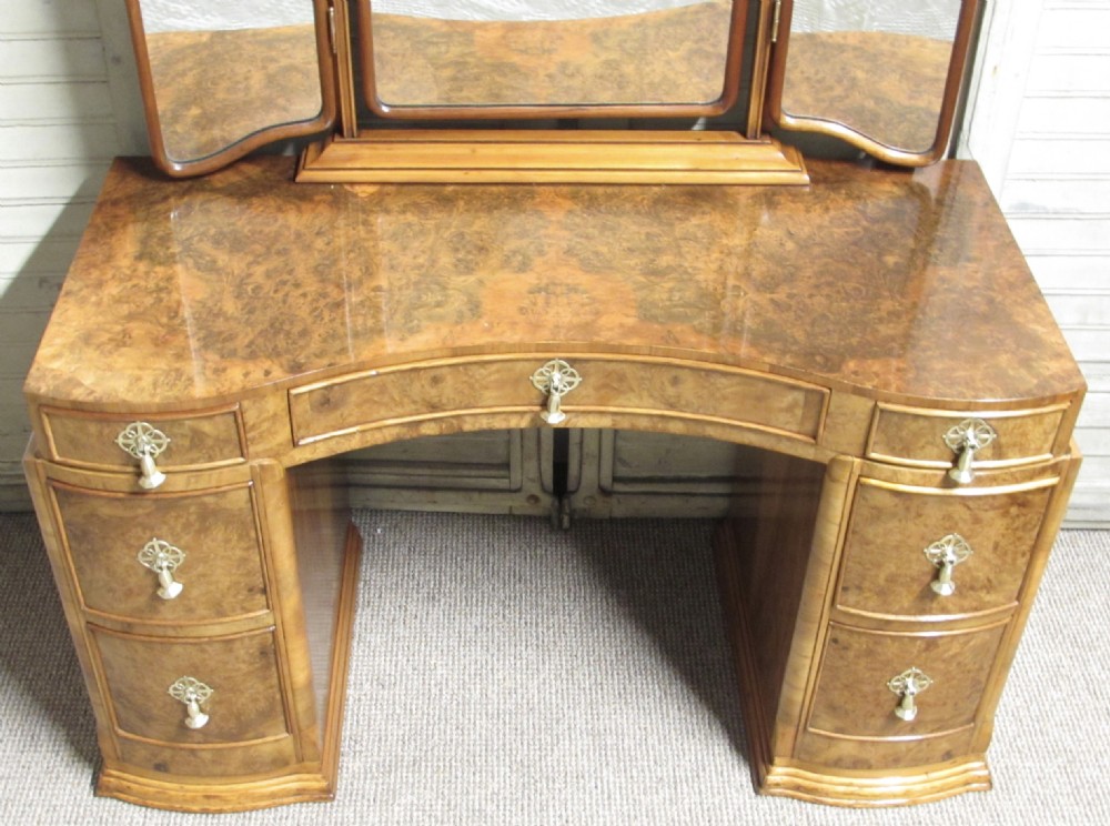 Burr Walnut Dressing Table View V