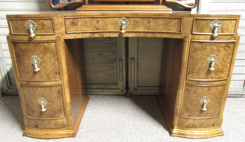 Burr Walnut Dressing Table View III
