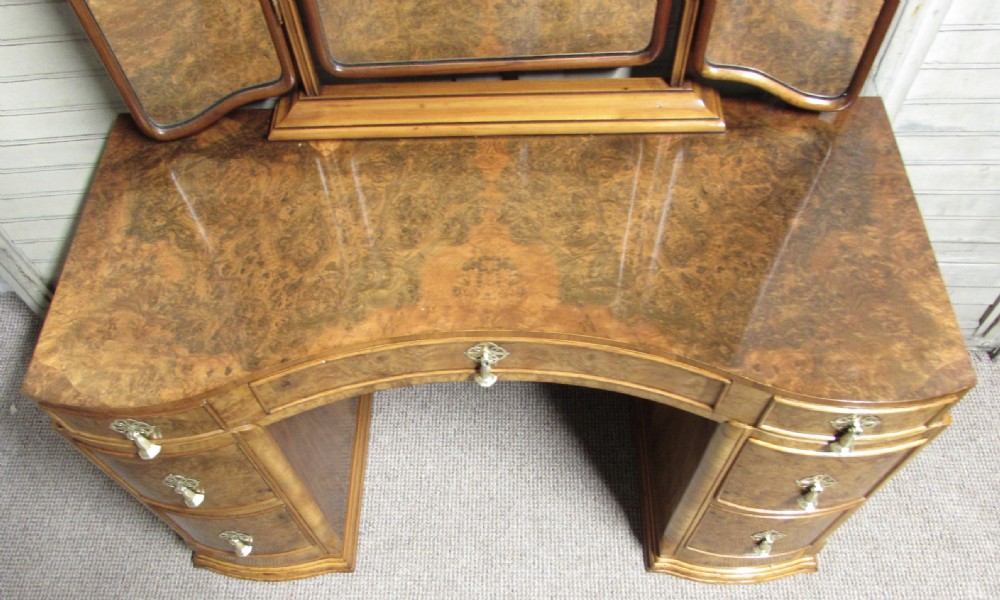 Burr Walnut Dressing Table View IV