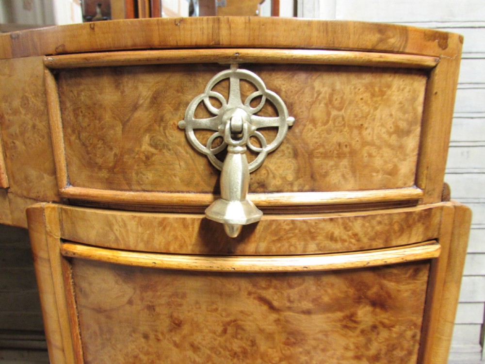 Burr Walnut Dressing Table View VIII