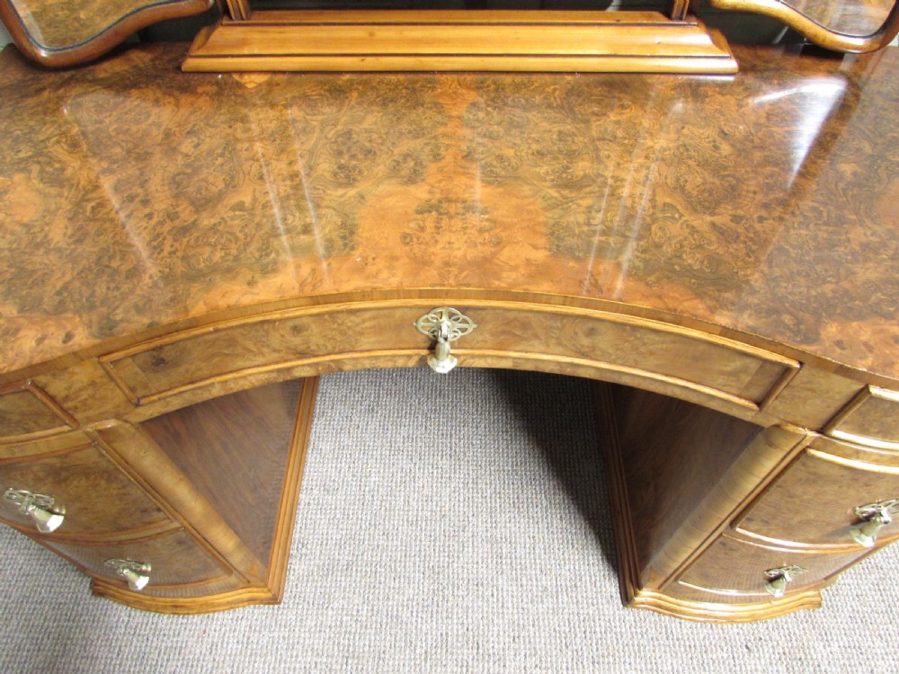 Burr Walnut Dressing Table View XIII