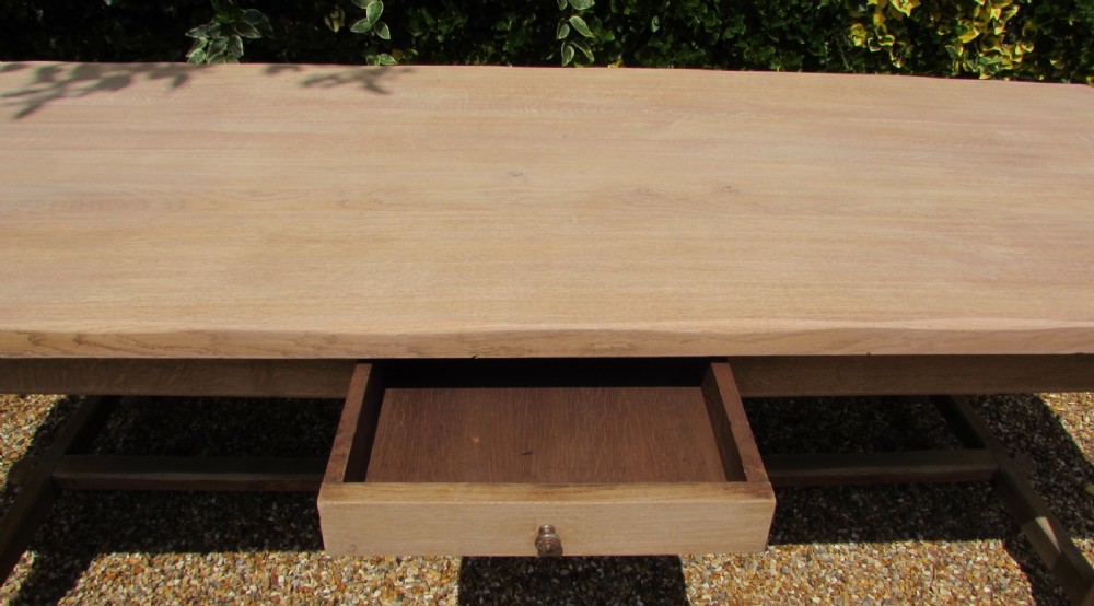 French Bleached Farmhouse Dining Table  View VI