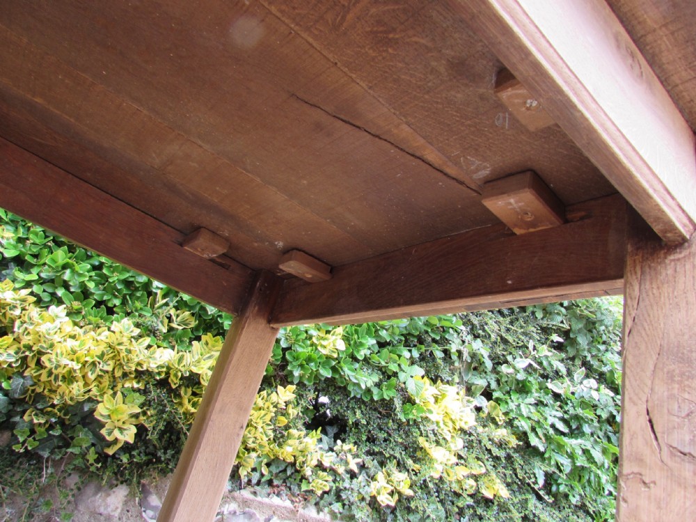 French Bleached Farmhouse Dining Table  View XVII