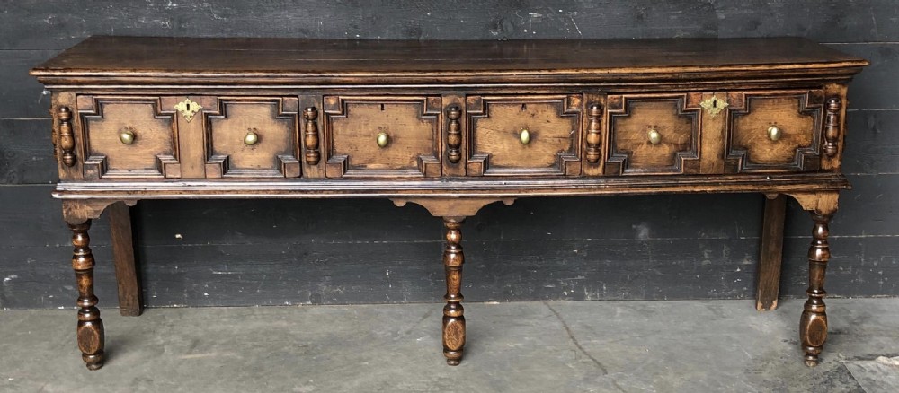 Early 18th Century Oak Dresser Base