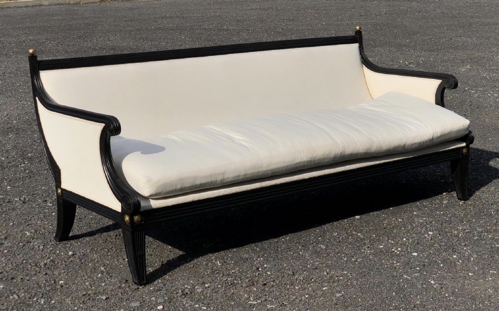 French Empire Style Extra Large Sofa