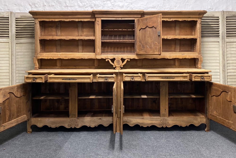 Large French Bleached Oak Dresser View VIII