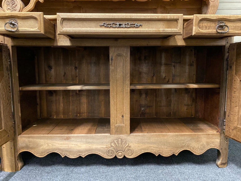 Large French Bleached Oak Dresser View IX