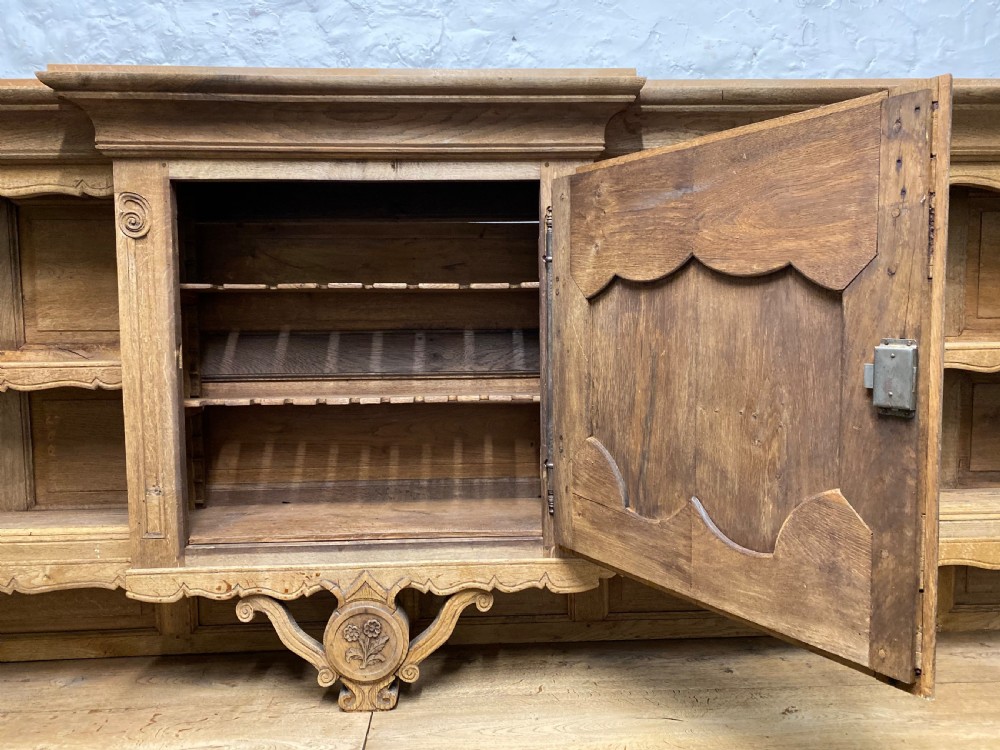Large French Bleached Oak Dresser View X
