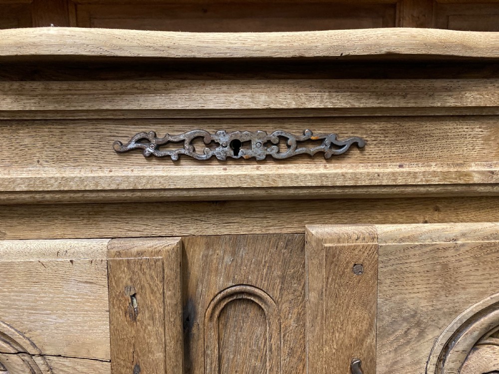 Large French Bleached Oak Dresser View XI