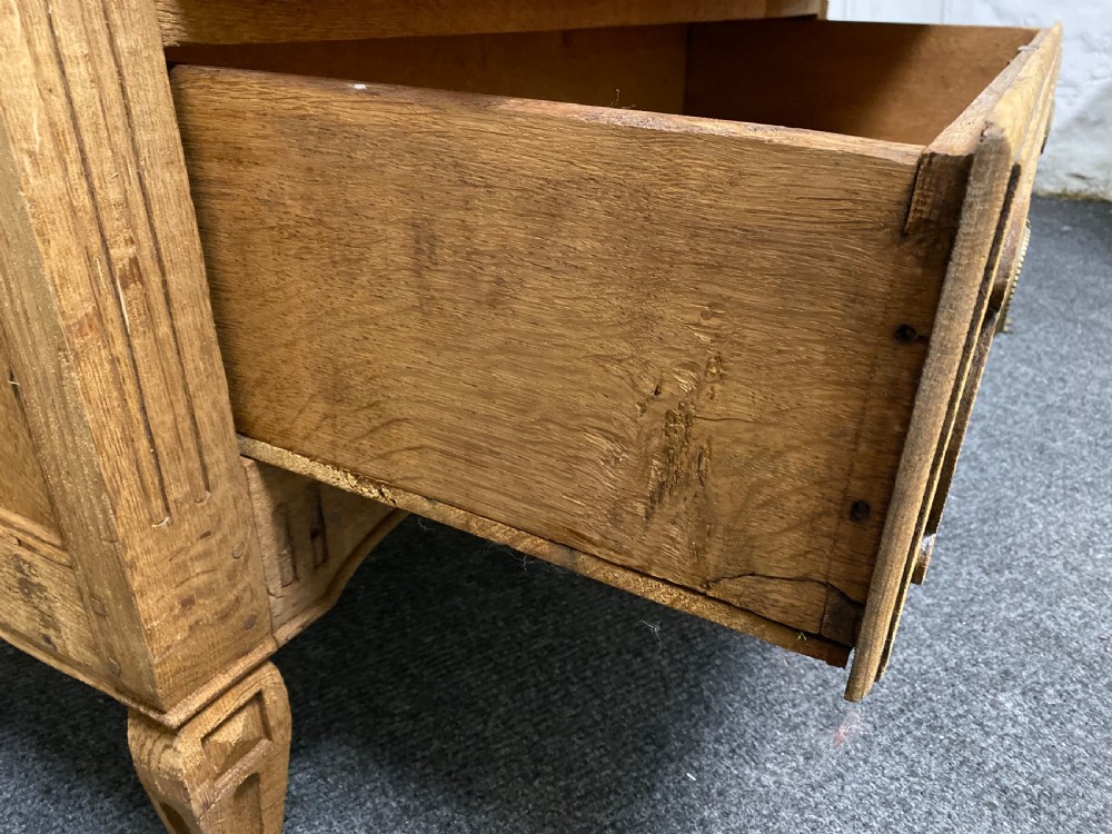 French Bleached Oak 19th Century Chest of Drawers View XI