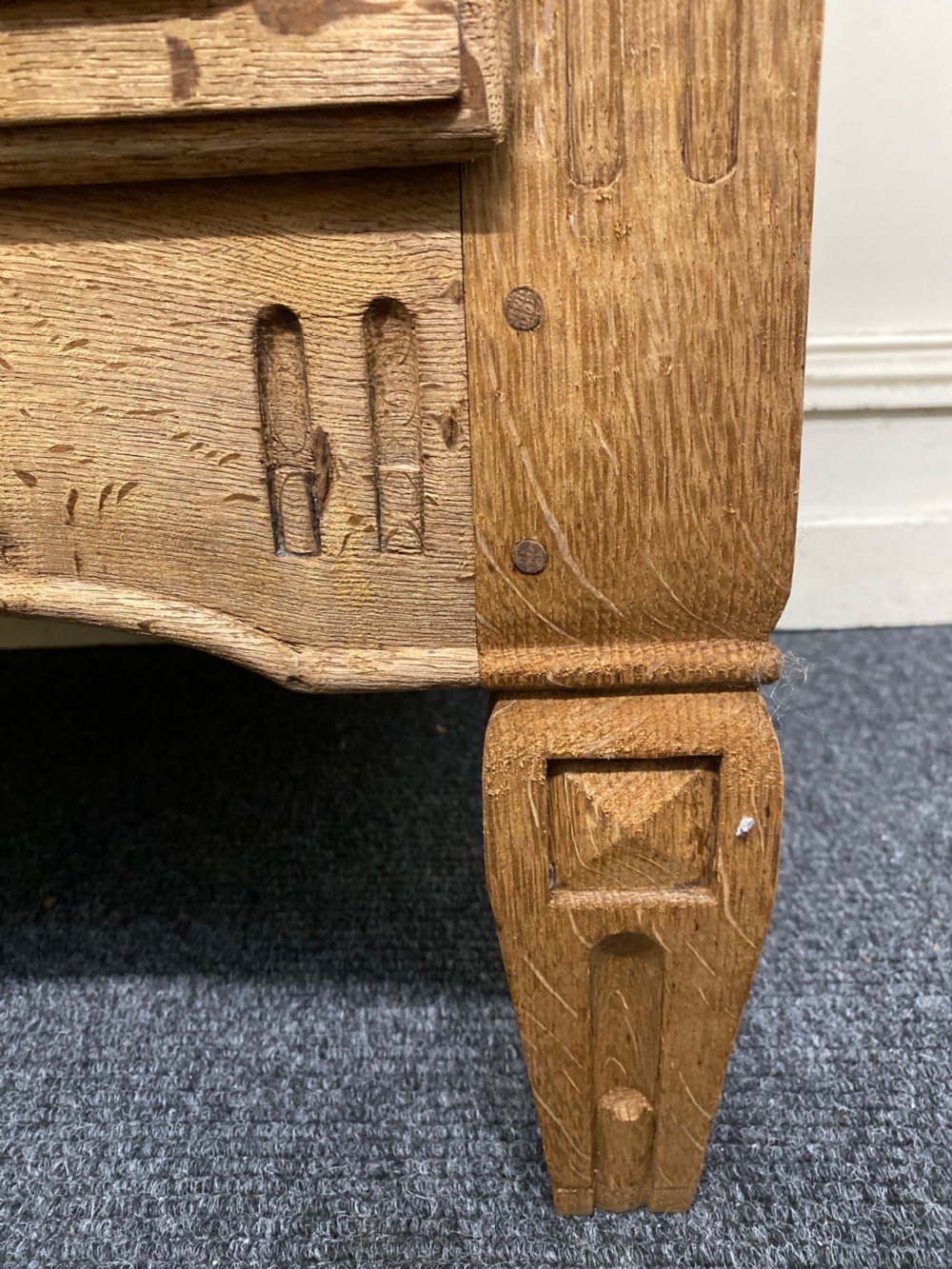 French Bleached Oak 19th Century Chest of Drawers View XVI