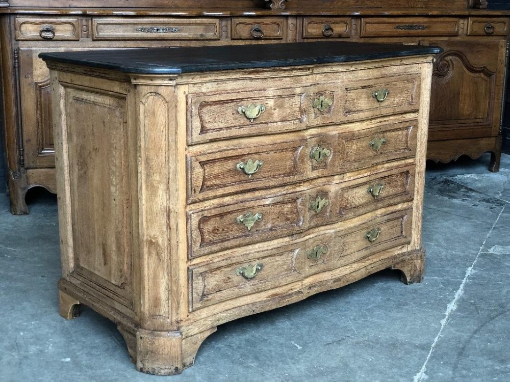 18th Century French Bleached Oak Chest of Drawers