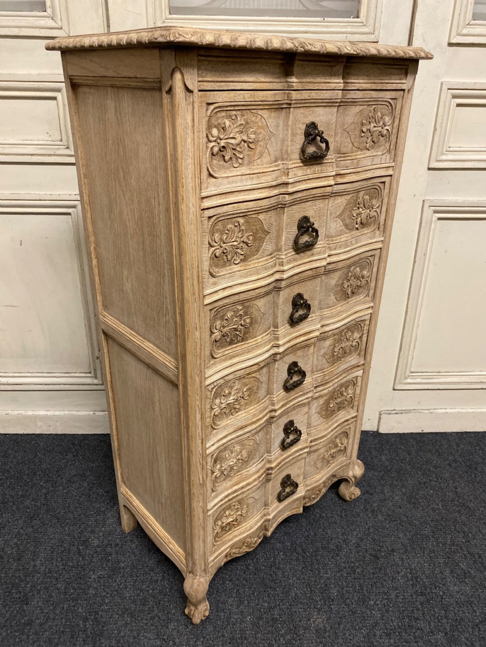 French Bleached Oak Chest of Drawers