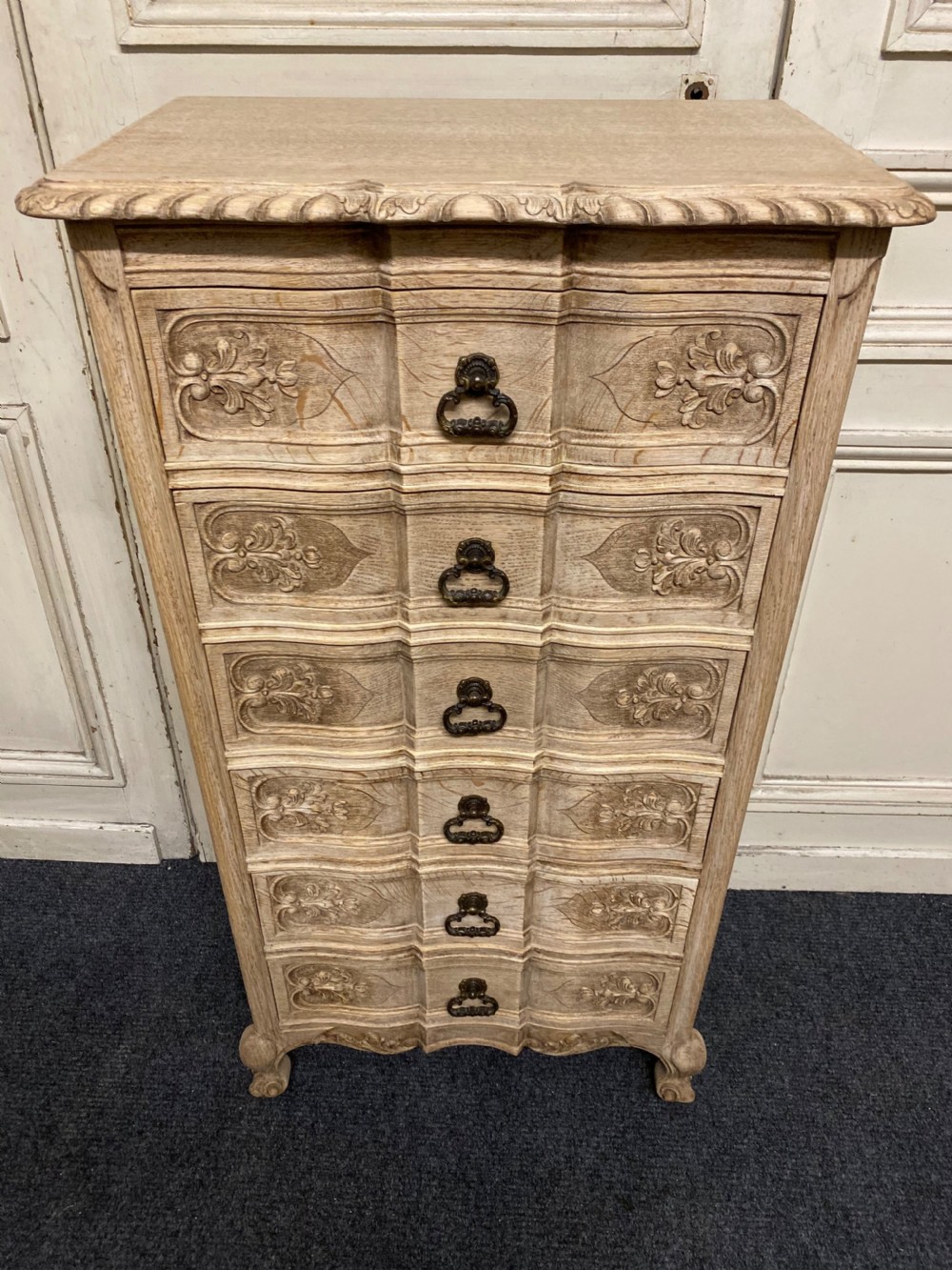 French Bleached Oak Chest of Drawers View III