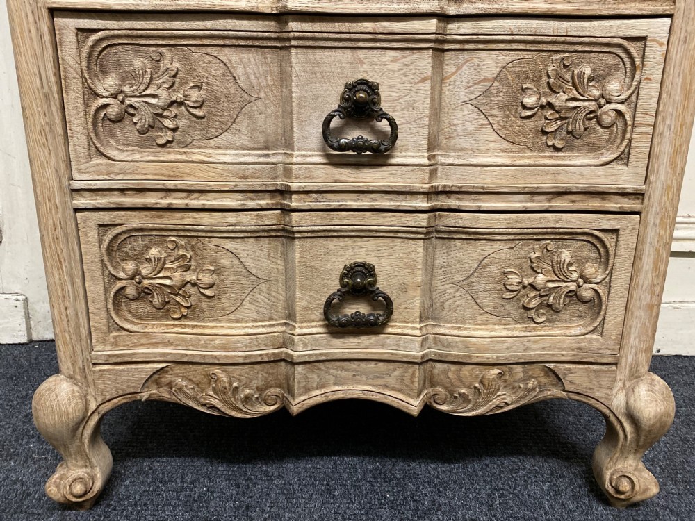 French Bleached Oak Chest of Drawers View VII