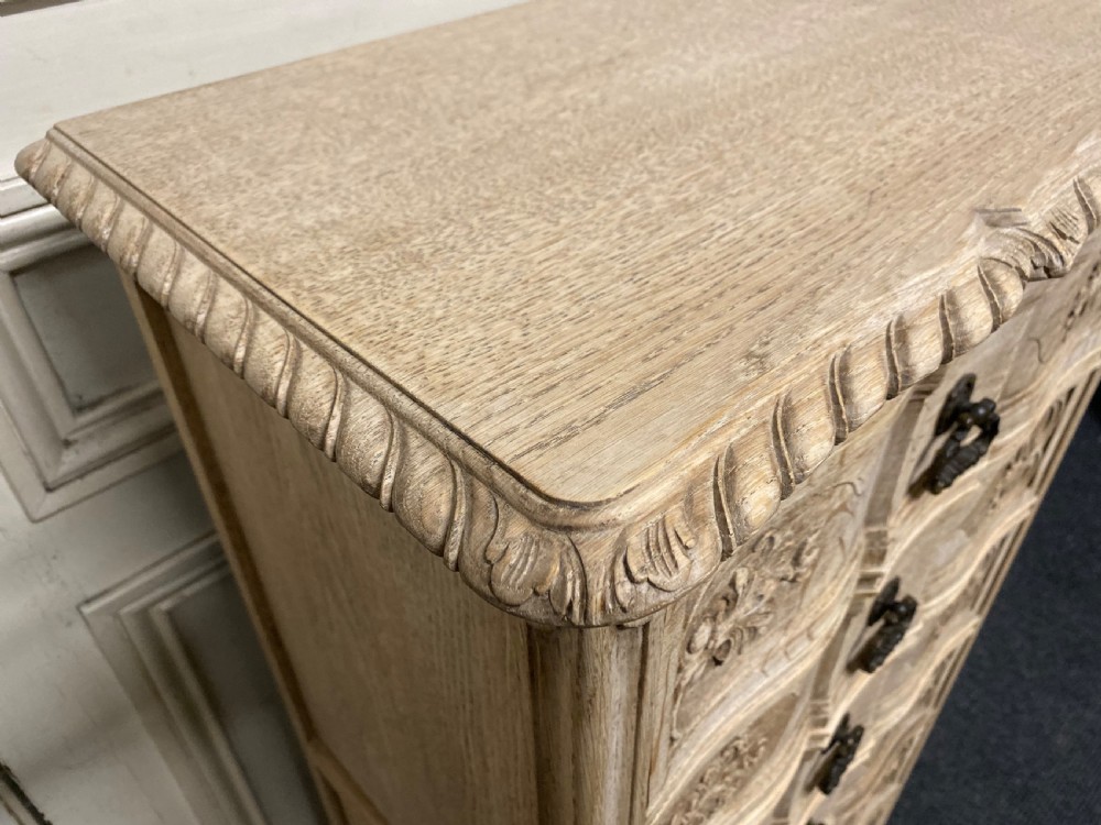 French Bleached Oak Chest of Drawers View XI