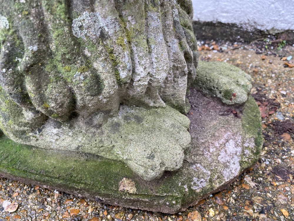 Pair Garden Ornamental Lions  View IV