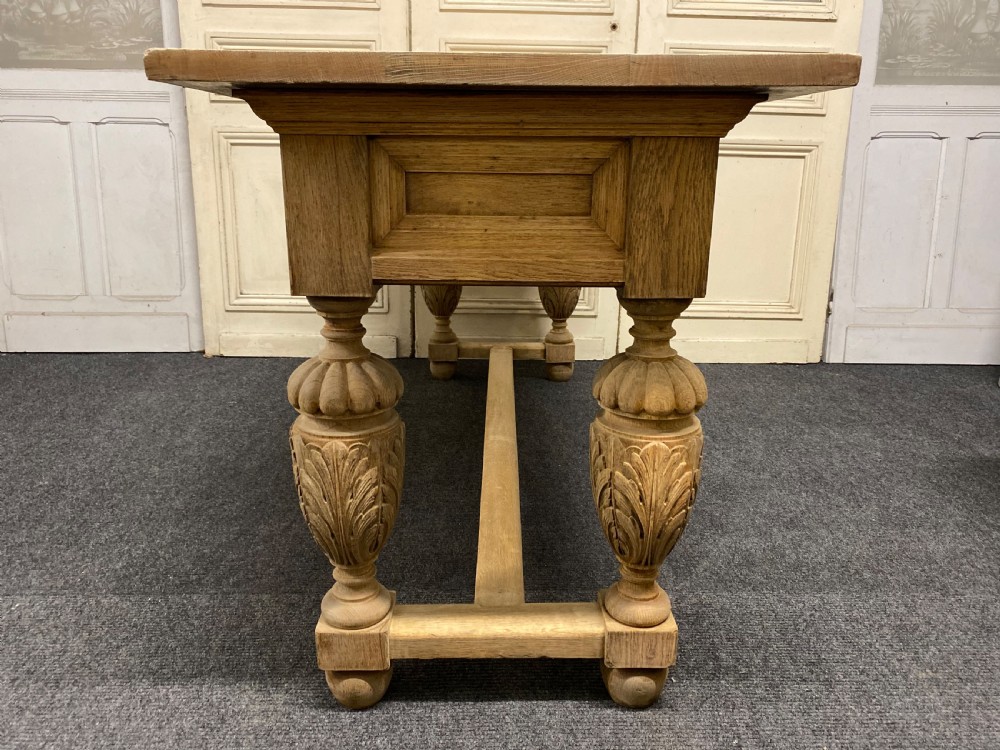 Long Bleached Oak Console Table View XXI