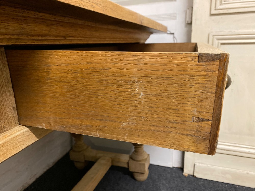 Long Bleached Oak Console Table View XXIV