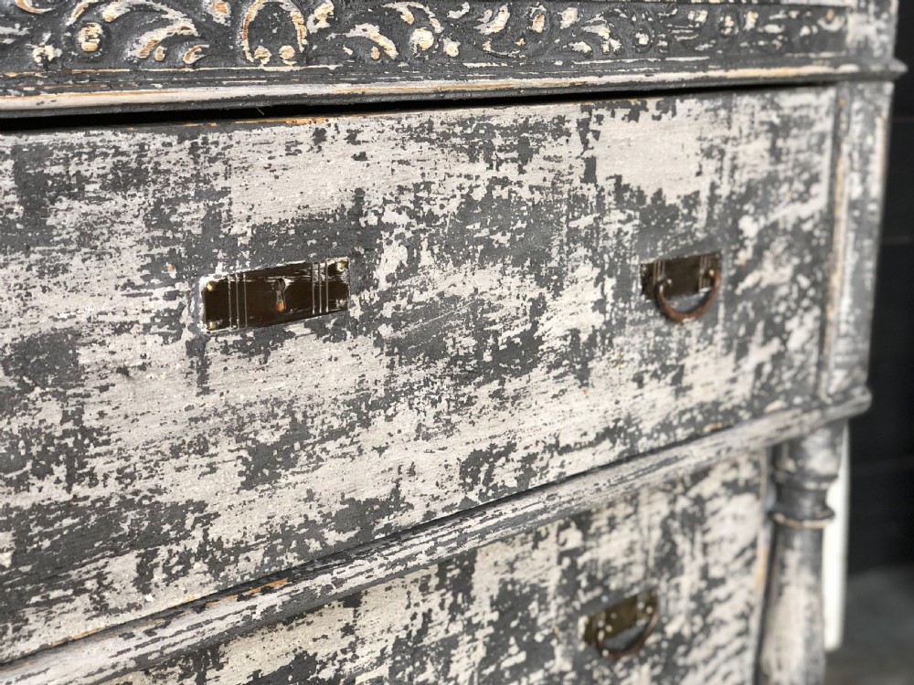 French Painted Chest of Drawers View V