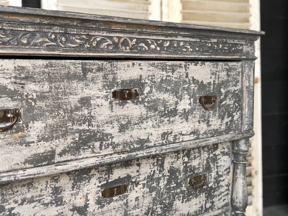 French Painted Chest of Drawers View VI
