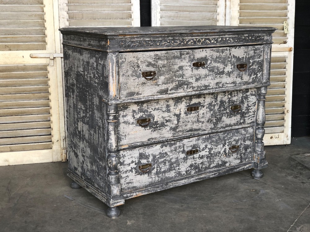 French Painted Chest of Drawers View VII