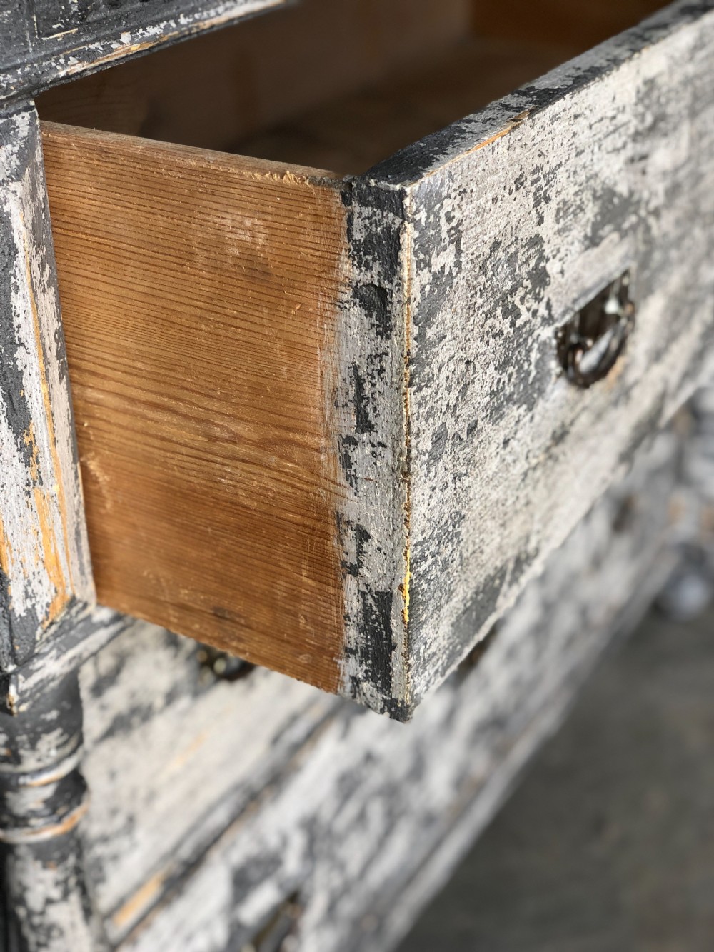 French Painted Chest of Drawers View X