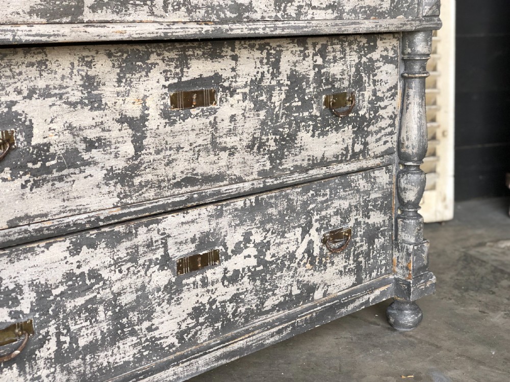 French Painted Chest of Drawers View XX