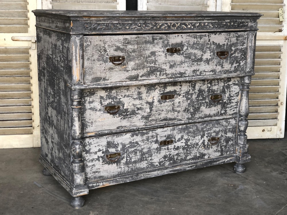 French Painted Chest of Drawers View XXIII