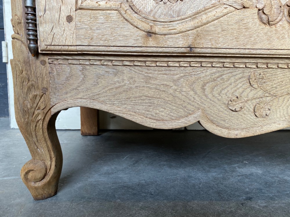 French Bleached Oak Buffet Sideboard  View V